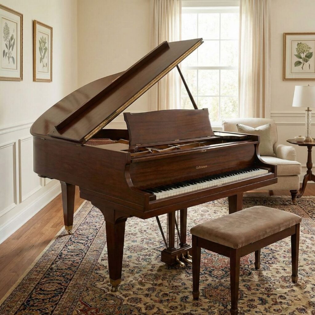 Visualization of the 1925 Gulbransen baby grand piano once fully restored